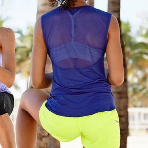 Athleta Mesh-back Muscle Tee